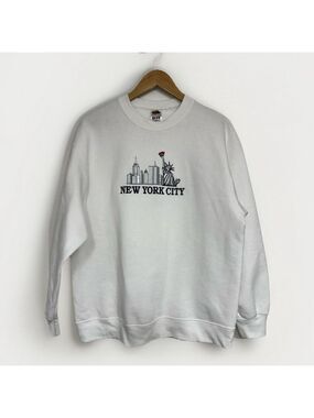 Vintage Fruit of the Loom NYC Sweatshirt with Statue of Liberty